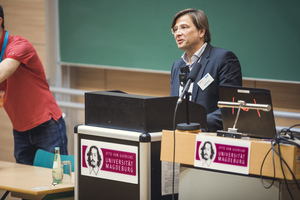 Eröffnung durch Prof. Dr. Olaf Dörner (Bild -  Matthias Piekacz)